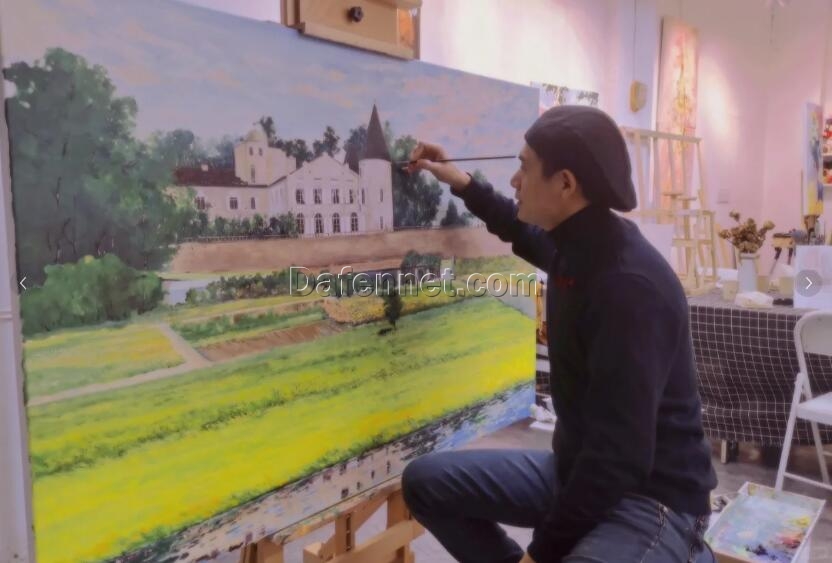 DaFen Village Art Studio: Expert Artists Specializing in Premium Custom Hand-Painted Oil Paintings, Photo-to-Painting Services Available, Balance Payment Link Provided