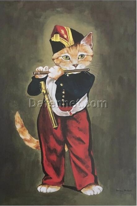 Custom Whimsical Cat Portraits: Your Pet as a Classic Art Masterpiece