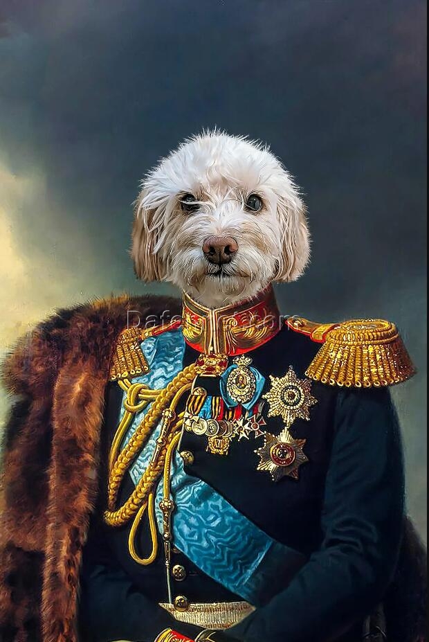 Royal Pet Portraits: Custom Dog Portraits from Photos to Fine Art