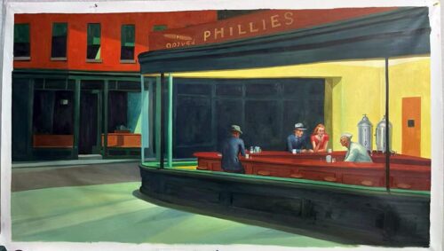 Nighthawks (1942) - Edward Hopper's Masterpiece of Social Realism, Featured at the Art Institute of Chicago photo review