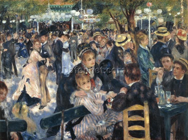 Stunning Oil Painting of ‘Dance at Moulin de la Galette’ by Renoir – Dafen Village Art Studio