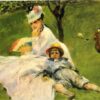 camille monet and her son jean in the garden at argenteuil 1874.jpgLarge 1