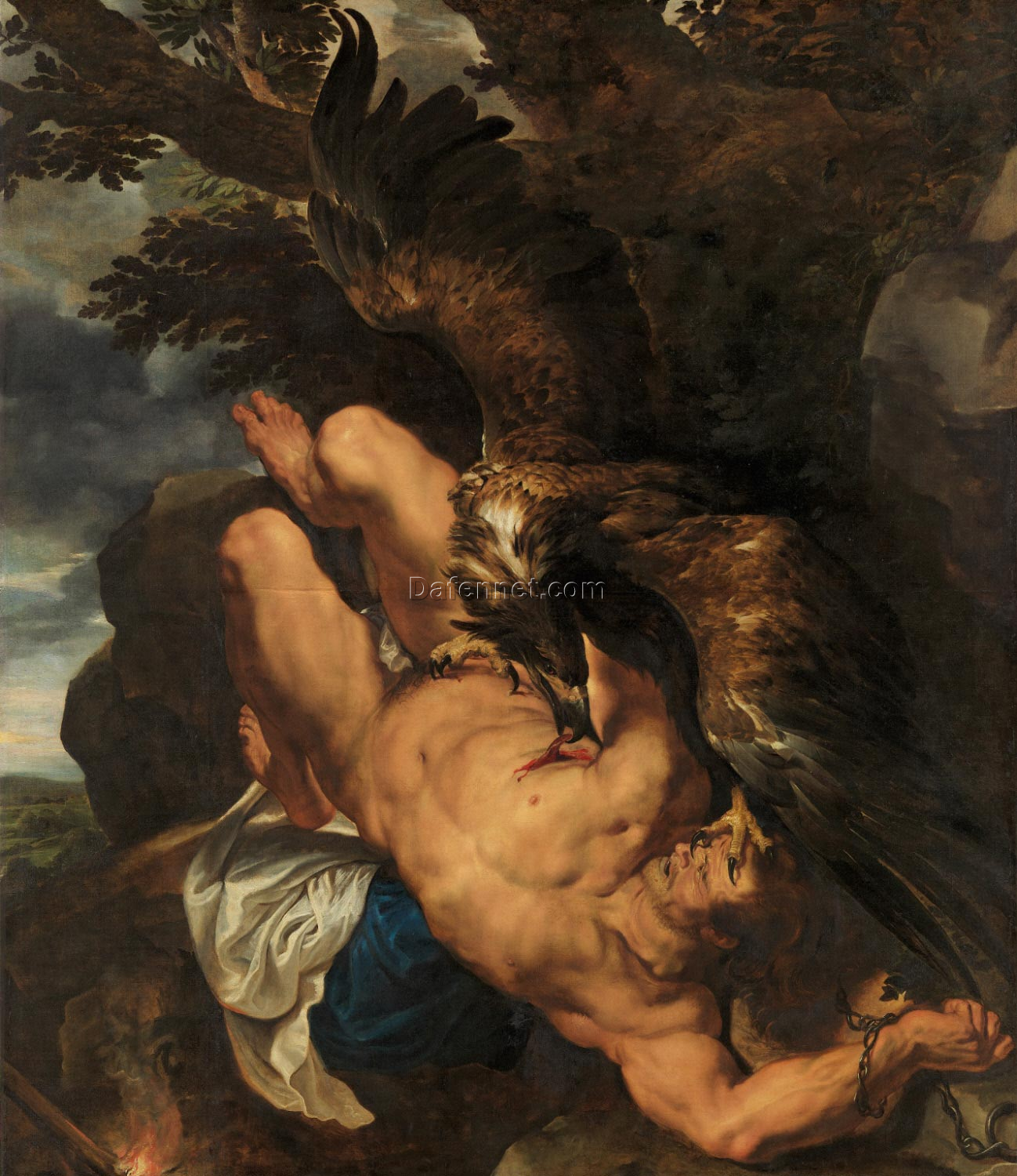 Prometheus Bound by Peter Paul Rubens – Custom Oil Painting Reproduction, Dafen Village Studio