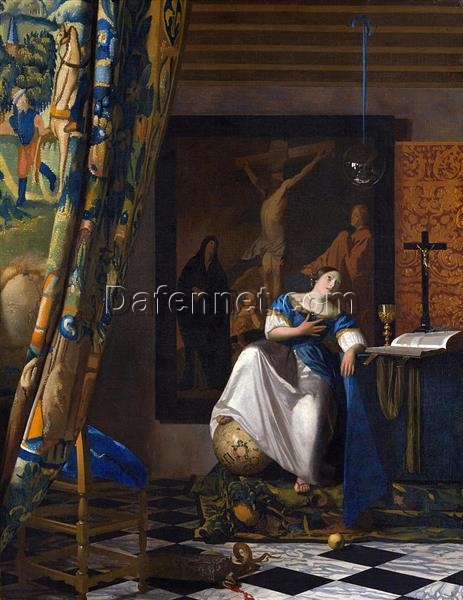 Johannes Vermeer ‘Allegory on Faith’ (c.1671-1674) – A Timeless Allegorical Portrait of Faith