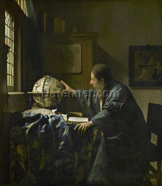 Vermeer ‘The Astronomer’ (1668) – A Masterful Depiction of 17th-Century Scientific Curiosity