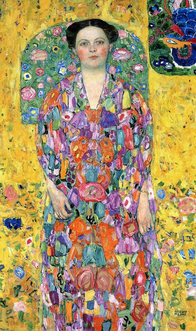 Buy Gustav Klimt ‘Eugenia Primavesi’ – Iconic Art Nouveau Oil Painting of Woman’s Poise and Beauty