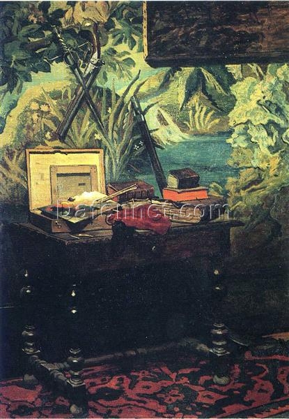 Authentic Hand-Painted A Corner of the Studio (1861) by Claude Monet – Perfect for Art Collectors – Dafen Village Oil Painting