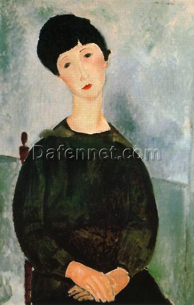 Buy Modigliani’s “A Young Girl” 1918 – Premium Oil Painting Reproduction | Custom Handcrafted Canvas Art