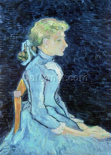 1890 Portrait of Adeline Ravoux by Vincent van Gogh – Stunning Oil Painting Reproduction from Dafen Village Artists