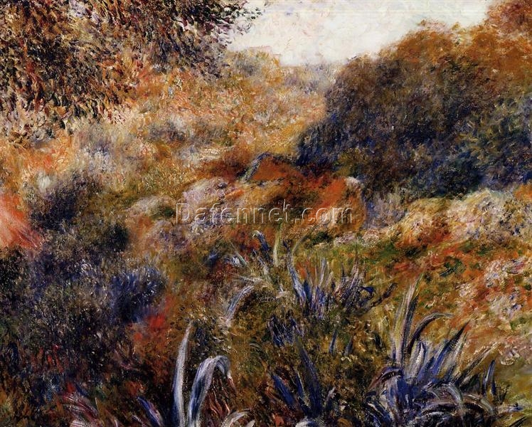 Hand-Painted Reproduction of Pierre-Auguste Renoir’s “Algerian Landscape (The Ravine of the Wild Women)” 1881 | Custom Canvas Art from Dafen Village