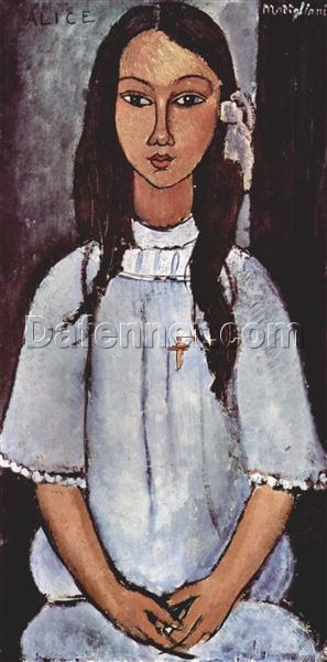 Alice Amedeo Modigliani Date: 1915; Paris, France