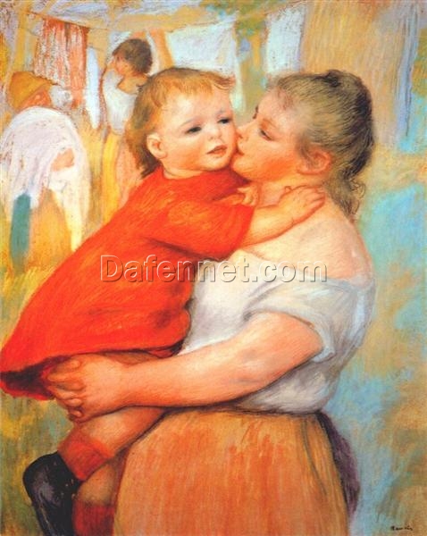 Authentic Reproduction of Renoir’s “Aline and Pierre” – Custom Oil Painting Inspired by the 1887 Portrait | Dafen Village