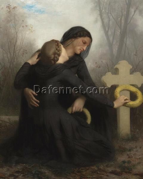 Buy “All Saints Day” (Le Jour des Morts) by Bouguereau | Custom Oil Painting Reproduction from Dafen Village