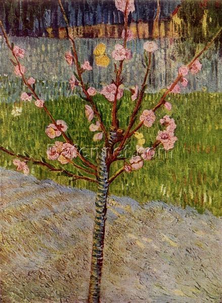 Beautiful Reproduction of Van Gogh’s Almond Tree in Blossom – 1888 Floral Artwork by Dafen Village Studio