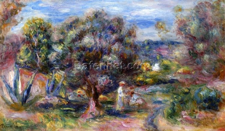 Buy Renoir’s “Aloe, Picking at Cagnes” 1910 – High-Quality Oil Painting Reproduction | Dafen Village Studios