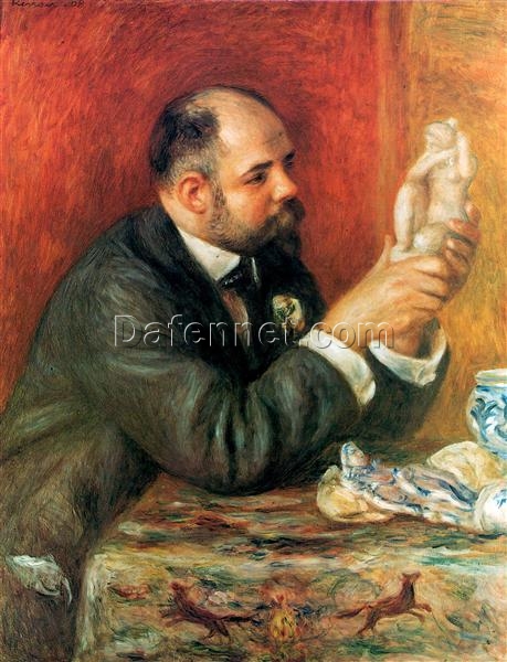 Reproduction of Pierre-Auguste Renoir’s “Ambroise Vollard” 1908 – Hand-Painted Oil Painting on Canvas | Dafen Village