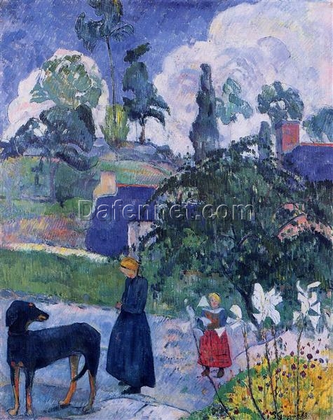 Paul Gauguin “Among the Lilies” 1893 – Custom Oil Painting Reproduction