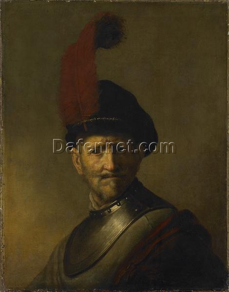 Buy Rembrandt ‘An Old Man in Military Costume’ 1630 – Timeless Depiction of an Older Man in Military Regalia