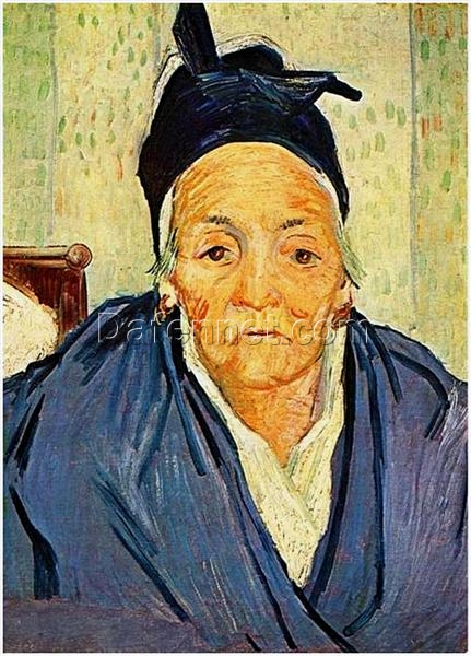 Authentic Reproduction of Van Gogh’s An Old Woman of Arles – Timeless 1888 Portrait by Dafen Village Studio