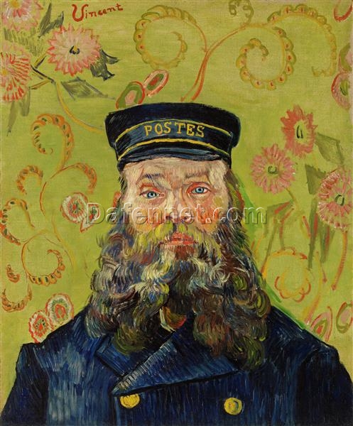 Joseph-Etienne Roulin Portrait by Vincent van Gogh – 1889 Reproduction | Hand-Painted Oil Painting by Dafen Village Artist