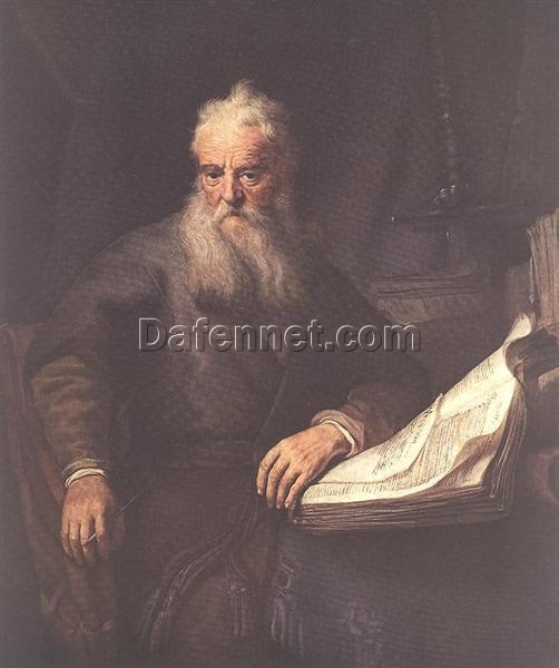 Rembrandt ‘Apostle Paul’ 1635 – A Masterful Rendering of Faith and Apostolic Authority