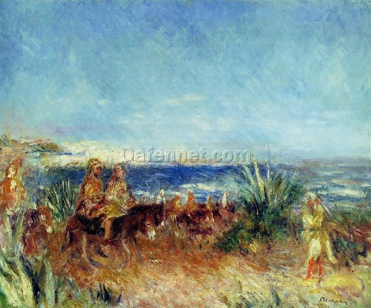 ustom Oil Painting Reproduction of Pierre-Auguste Renoir’s “Arabs by the Sea” – Coastal Art Canvas | Dafen Village