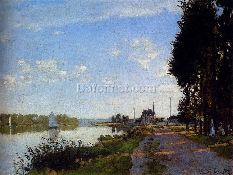 Claude Monet’s Argenteuil (1872) – Fine Art Reproduction of French Impressionist Landscape, Dafen Village Studio