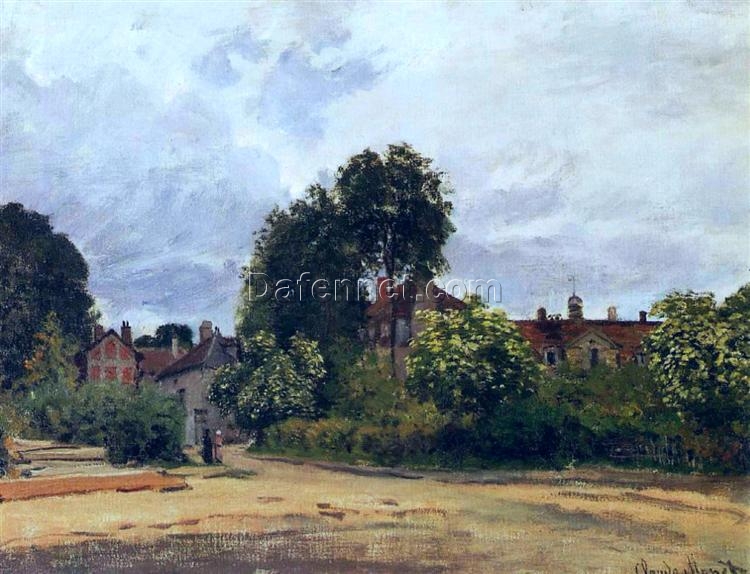 Hand-Painted Monet’s Argenteuil, the Hospice (1872) Oil Painting – Custom Artwork from Dafen Village