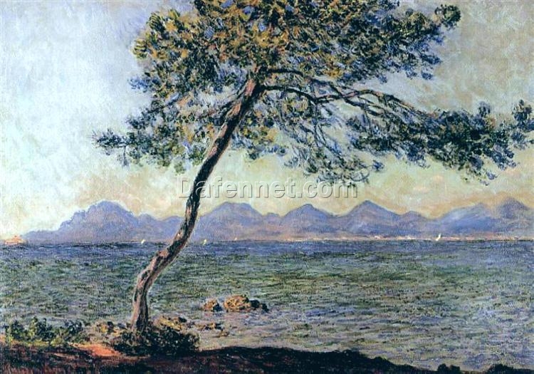 Claude Monet’s At Cap d’Antibes (1888) – Original Style Oil Painting from Dafen Village Artist