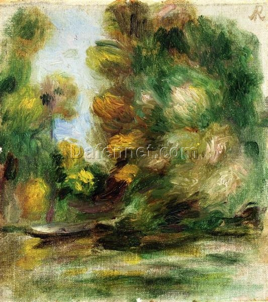 Authentic Reproduction of Renoir’s “Banks of the River” – Custom Oil Painting Inspired by French Riversides | Dafen Village