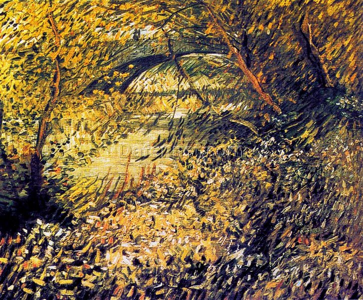 Hand-Painted Van Gogh Banks of the Seine in the Spring 1887 – Beautiful River Landscape by Dafen Village Studio