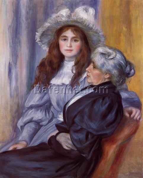 Buy Renoir’s “Berthe Morisot and Her Daughter Julie Manet” (1894) – High-Quality Oil Painting Reproduction | Custom Canvas Art from Dafen Village