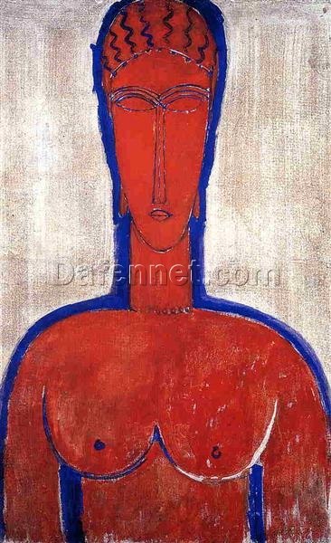 Big Red Buste (Leopold II) Amedeo Modigliani Date: 1913; Paris, France