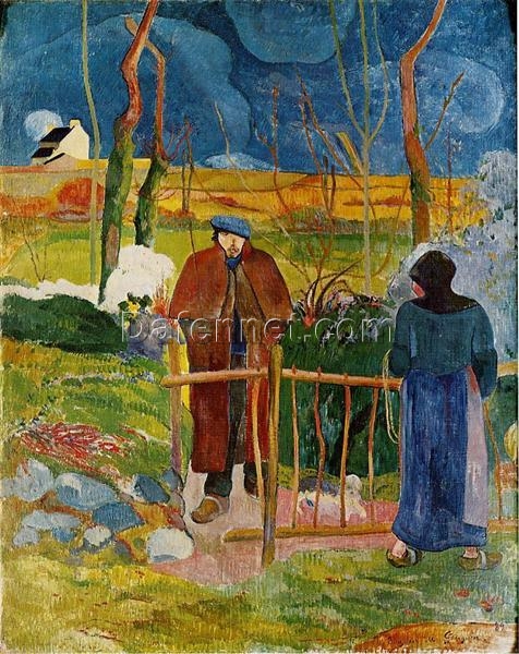 Paul Gauguin “Bonjour, Monsieur Gauguin” 1889 – Custom Oil Painting Reproduction