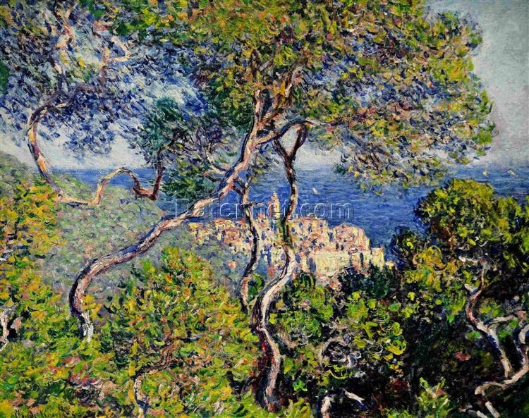 Vibrant Bordighera Oil Painting by Claude Monet (1884) – Custom Hand-Painted Artwork from Dafen Village