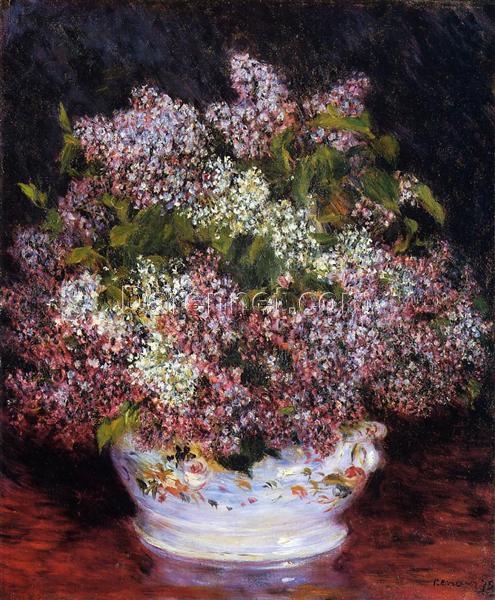 Buy “Bouquet of Flowers” by Pierre-Auguste Renoir – Beautiful Floral Still Life Reproduction on Canvas | Dafen Village