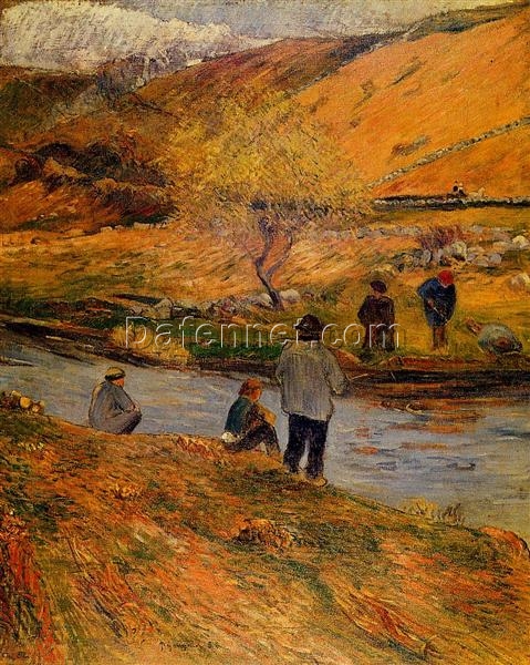 Buy Paul Gauguin’s “Breton Fisherman” 1888 – Premium Oil Painting Reproduction | Custom Handcrafted Canvas Art