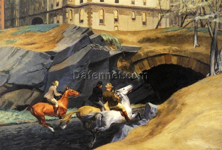 Bridle Path” by Edward Hopper – 1939 Oil Painting Reproduction | Beautiful Hand-Painted Canvas Artwork for Art Collectors