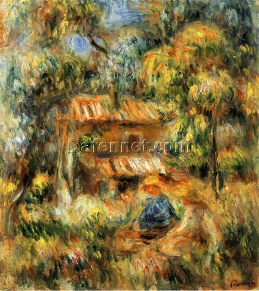 Authentic Reproduction of Renoir’s “Cagnes Landscape” – Custom Oil Painting of Serene Mediterranean Views | Dafen Village