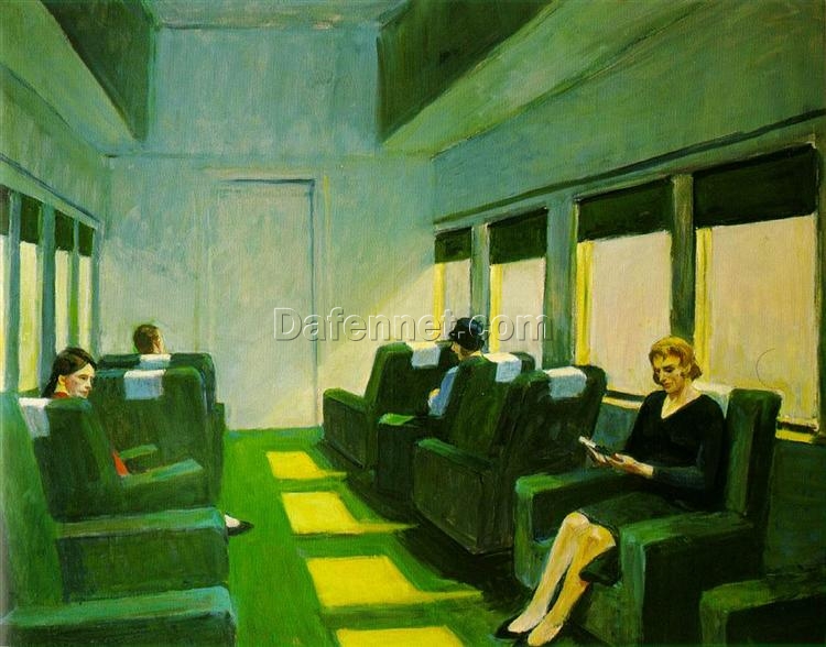 Chair Car” by Edward Hopper 1965 – Hand-Painted Oil Painting Reproduction | Fine Art Canvas from Dafen Village