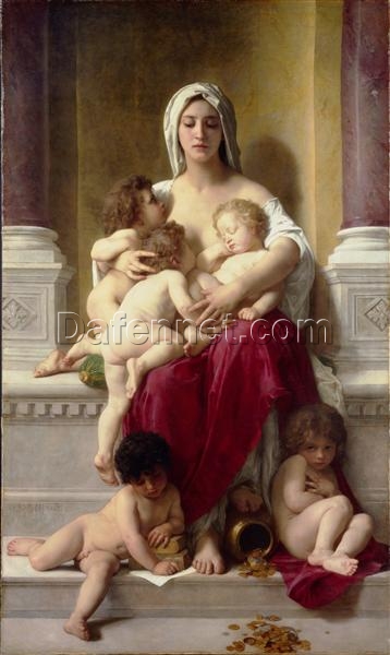 Buy “Charity” by William-Adolphe Bouguereau | Custom Oil Painting Reproduction from Dafen Village