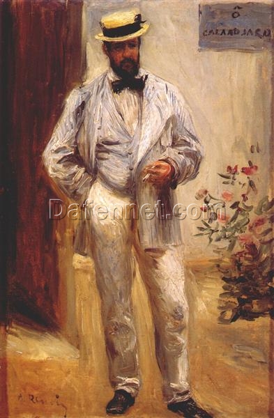 Buy Renoir’s “Charles le Coeur” – High-Quality Oil Painting Reproduction of 1874 Portrait of French Art Collector | Dafen Village