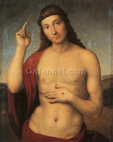 Custom Raphael Christ Blessing Oil Painting – High Renaissance Religious Art, Hand-Painted Canvas from Dafen Village Art Studio