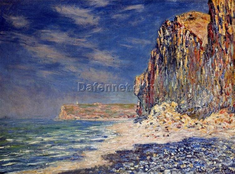 Claude Monet Cliff Near Fécamp (1881) Reproduction – Handcrafted Oil Painting by Expert Dafen Village Artists