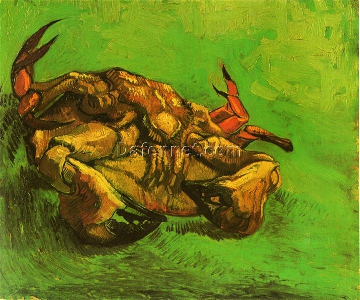 Vincent van Gogh Crab on Its Back (1889) | Unique Oil Painting Reproduction from Dafen Village Studio