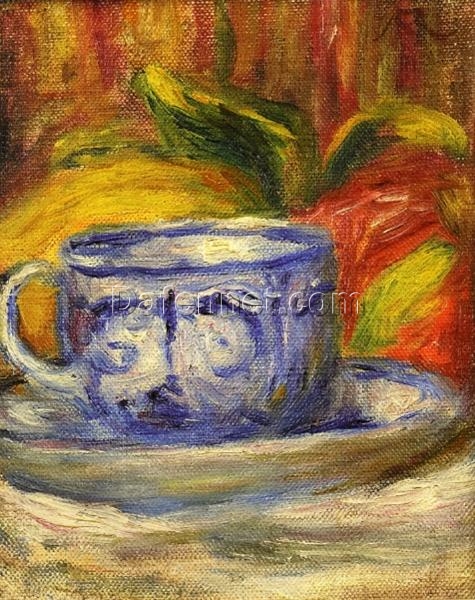 Premium Reproduction of Renoir’s “Cup and Fruit” – Timeless Oil Painting Still Life | Dafen Village