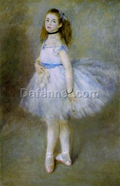 Impressionist Masterpiece: “Dancer” by Renoir – Hand-Painted Oil Painting of a 19th-Century Dance | Dafen Village Studios