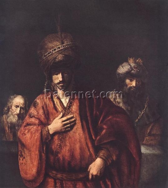 Rembrandt ‘David and Uriah’ (1665) – A Riveting Biblical Narrative of King David’s Guilt