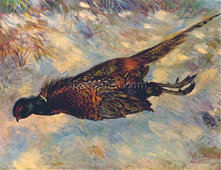 Buy “Dead Pheasant in the Snow” by Pierre-Auguste Renoir – Hand-Painted Oil Painting Reproduction of a Natural Winter Scene | Dafen Village