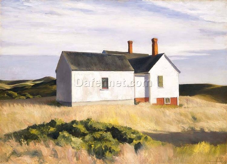 Ryder’s House” by Edward Hopper – 1933 Oil Painting Reproduction | Beautiful Hand-Painted Canvas Artwork for Art Collectors